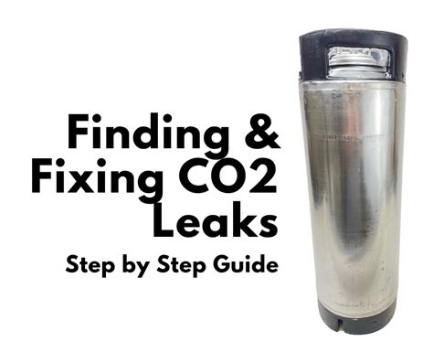 kegerator co2 leak|Step by Step: Finding and Fixing Keg CO2 Leaks